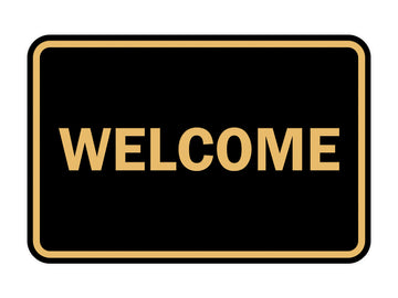 Signs ByLITA Classic Framed Welcome Sign